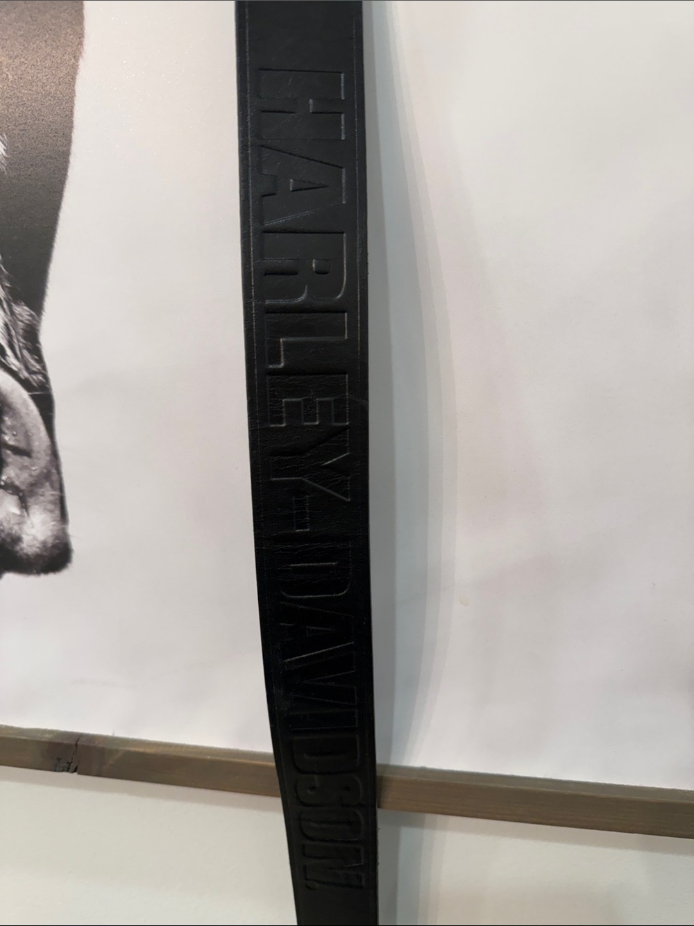 💀 Harley-Davidson Interchangeable Buckle Leather Belt - Picture 3 of 12